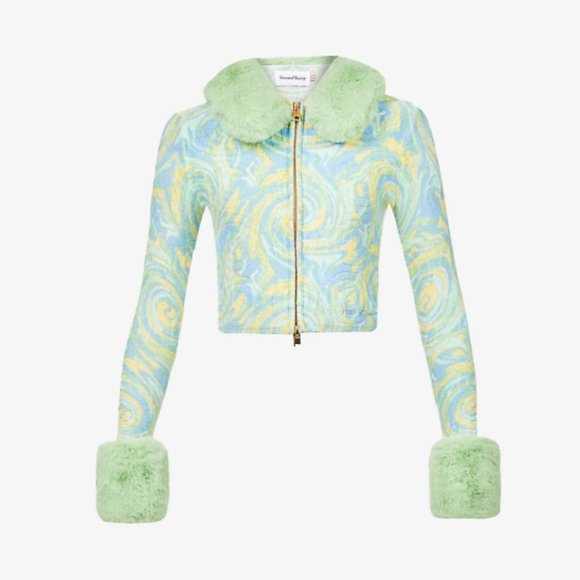 House of Sunny Sweaters - Cypress Peggy Vest - CUCUMBER
